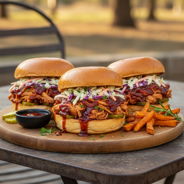 Savory Memphis Style BBQ Chicken Sandwiches recipe