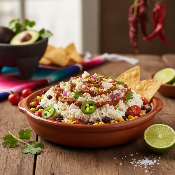 Savory Mexican Cottage Cheese Delight recipe