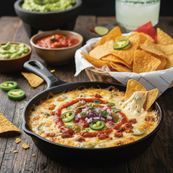 Savory Mexican Queso Dip recipe
