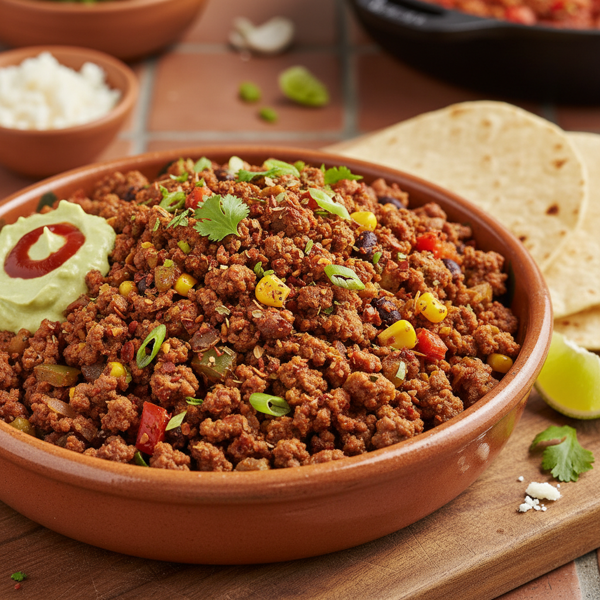 Savory Mexican Spiced Ground Beef recipe