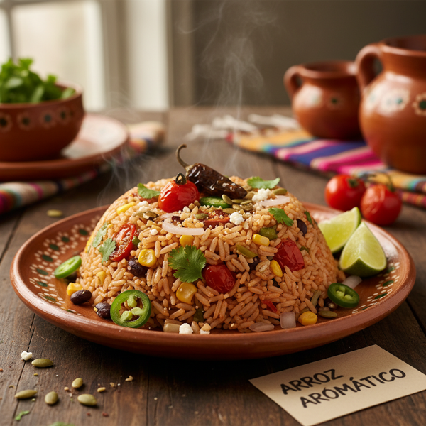 Savory Mexican Style Aromatic Rice recipe