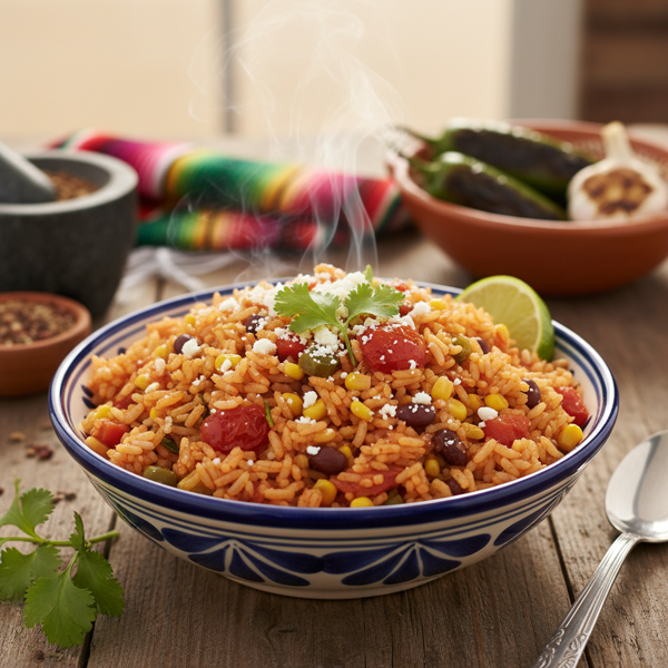 Savory Mexican Tomato Rice recipe