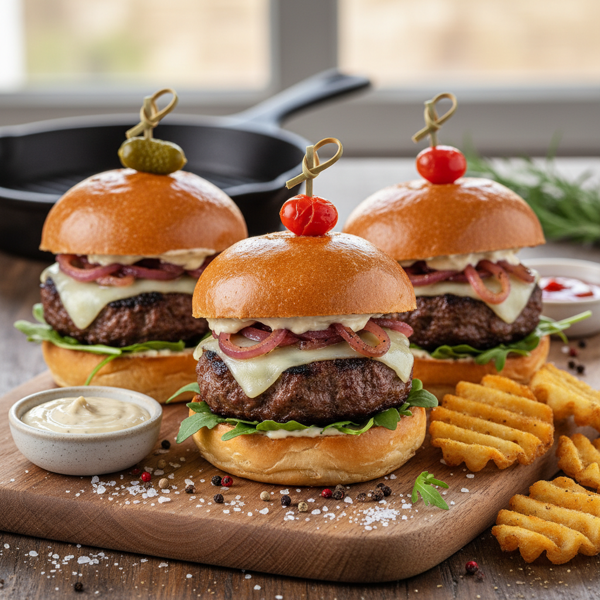 Savory Mini Beef Sliders recipe