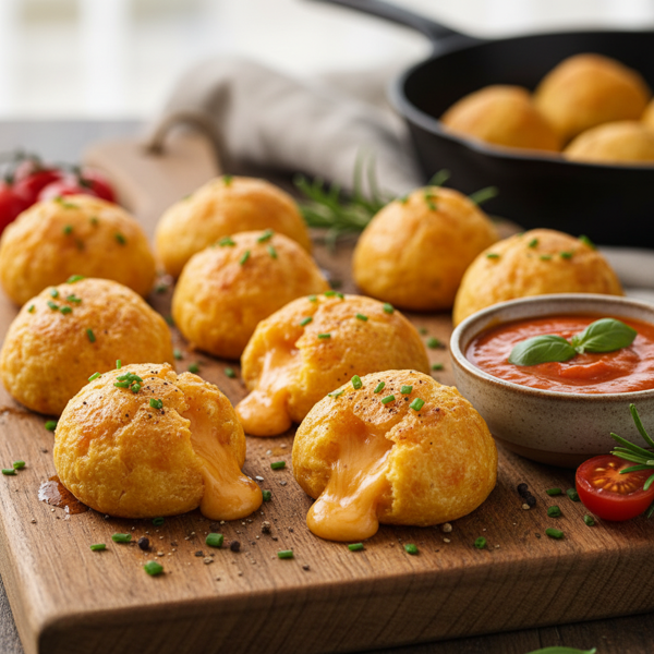 Savory Mini Cheese Bites recipe
