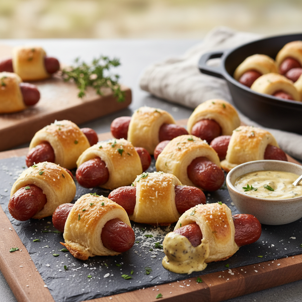 Savory Mini Crescent Sausage Bites recipe
