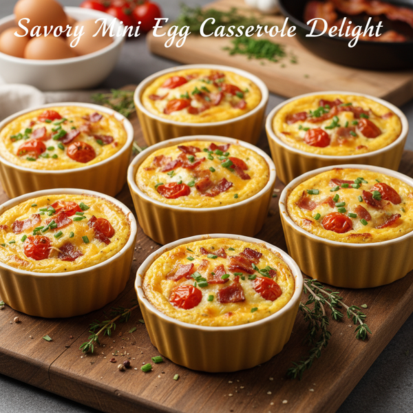 Savory Mini Egg Casserole Delight recipe