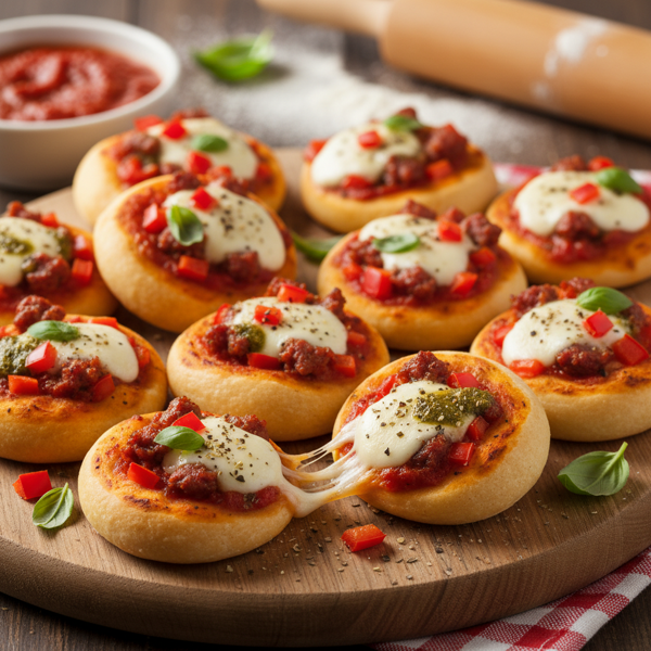 Savory Mini Pizza Bites recipe