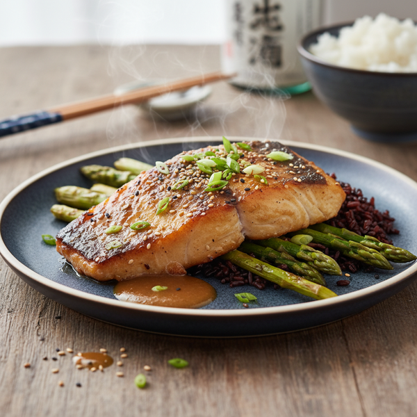 Savory Miso-Glazed Rockfish recipe