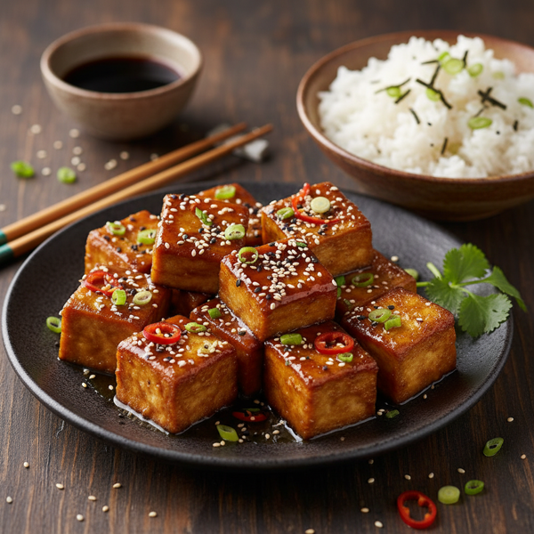 Savory Miso-Glazed Tofu recipe