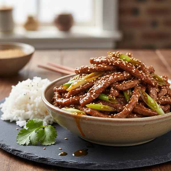 Savory Mongolian Beef Delight recipe