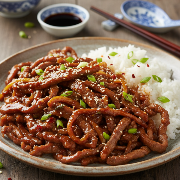 Savory Mongolian Beef Glaze recipe