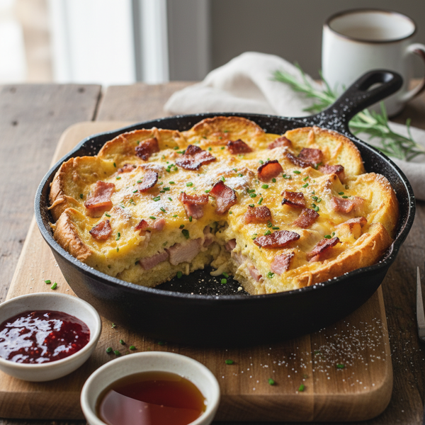 Savory Monte Cristo Breakfast Bake recipe