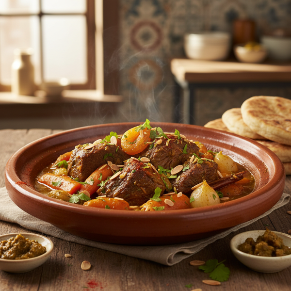 Savory Moroccan Beef Stew recipe