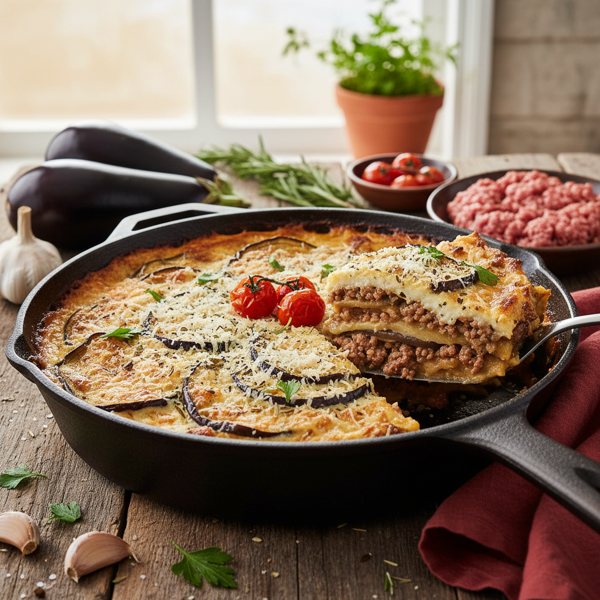 Savory Moussaka Skillet recipe
