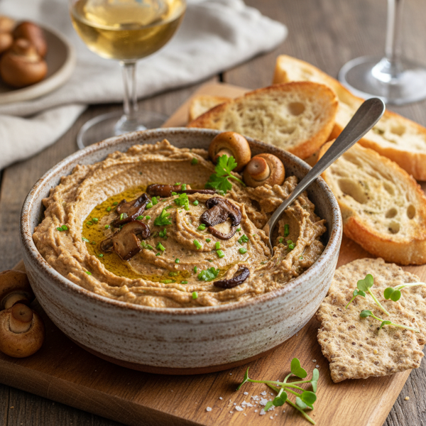 Savory Mushroom Delight Spread recipe