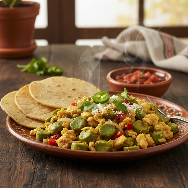Savory Nopalito Scramble recipe