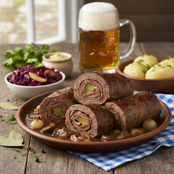 Savory Oktoberfest Beef Rouladen recipe