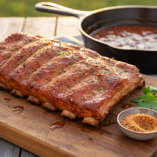 Savory Old Bay Baby Back Ribs recipe