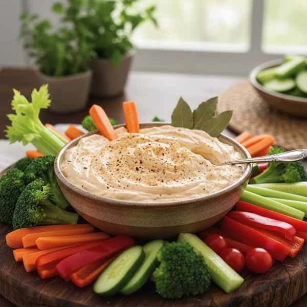 Savory Old Bay Veggie Dip recipe