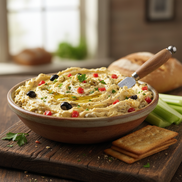 Savory Olive-Pimento Cheese Spread recipe