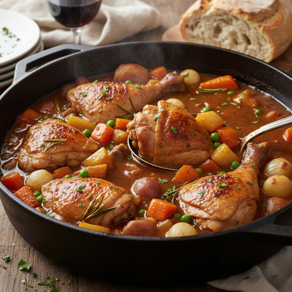 Savory One-Pan Chicken Stew recipe