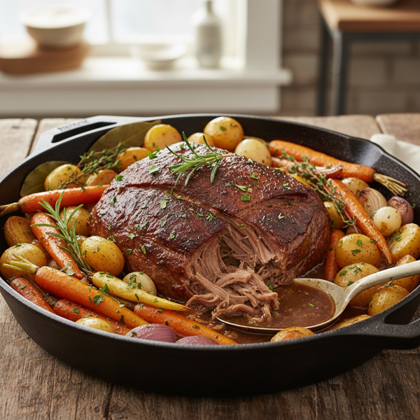 Savory One-Pan Chuck Roast recipe