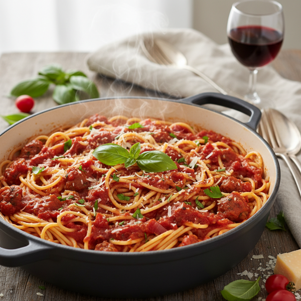 Savory One-Pot Spaghetti Delight recipe