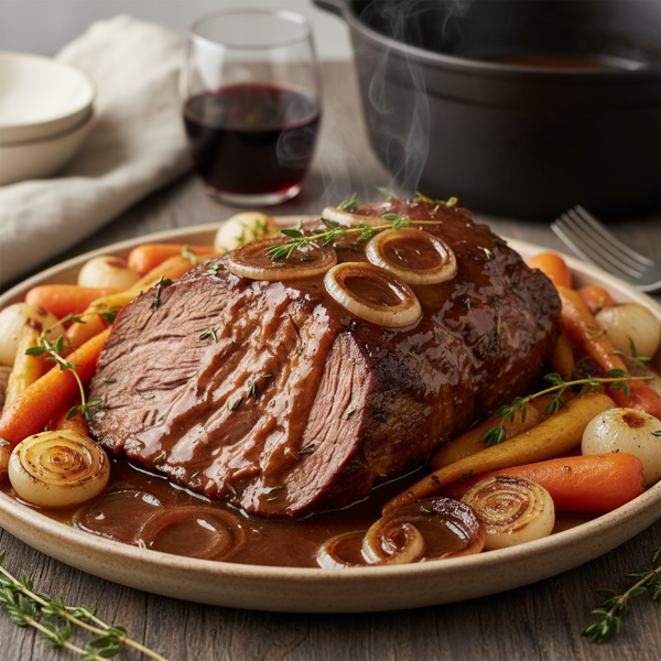 Savory Onion-Infused Pot Roast recipe