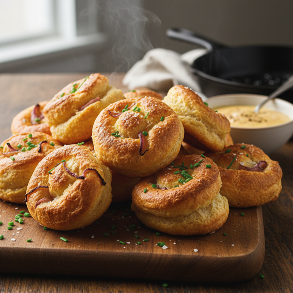 Savory Onion Popovers recipe