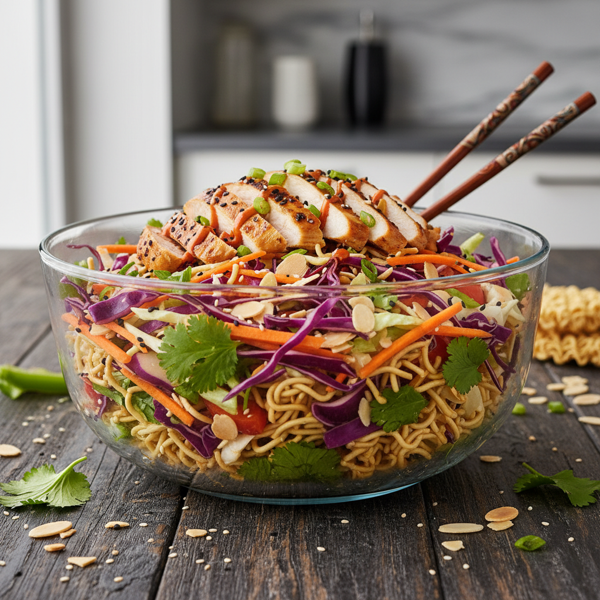 Savory Oriental Crunch Ramen Slaw recipe
