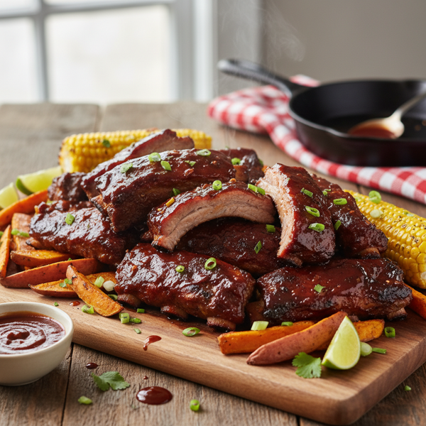 Savory Oven-Baked BBQ Country Ribs recipe