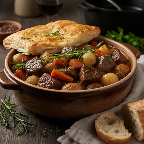 Savory Oven-Baked Hearty Beef Stew recipe