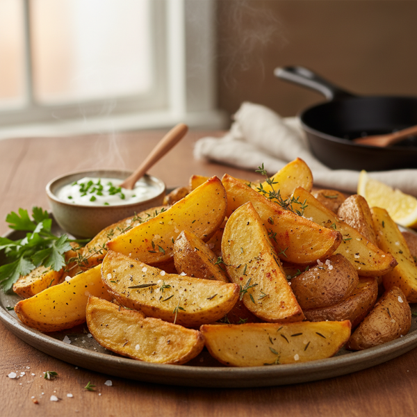 Savory Oven-Baked Idaho Potatoes recipe