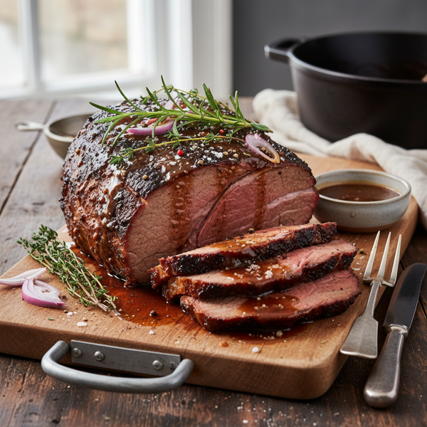 Savory Oven-Braised Beef Brisket recipe