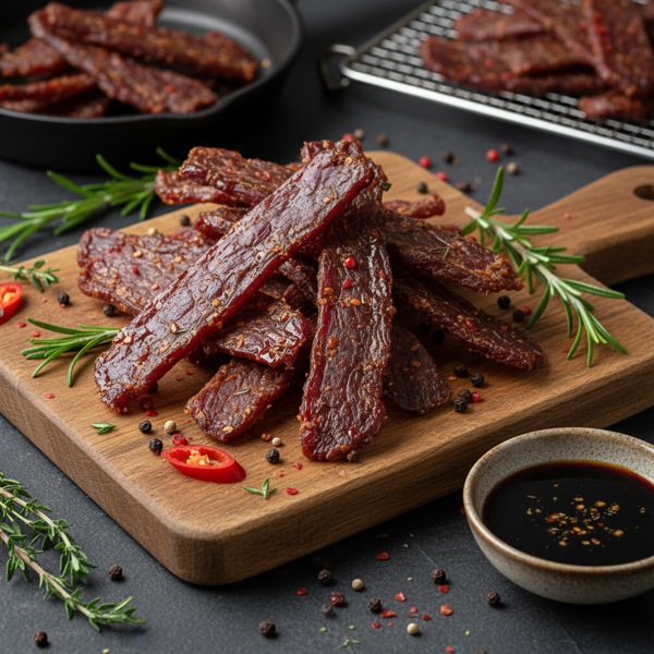 Savory Oven-Dried Jerky recipe