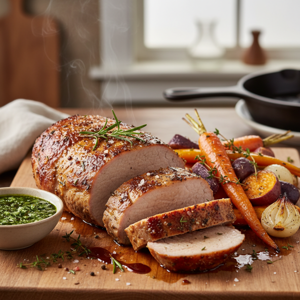 Savory Oven-Roasted Pork Tenderloin recipe