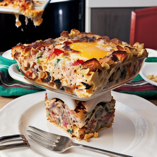 Savory Overnight Breakfast Casserole recipe