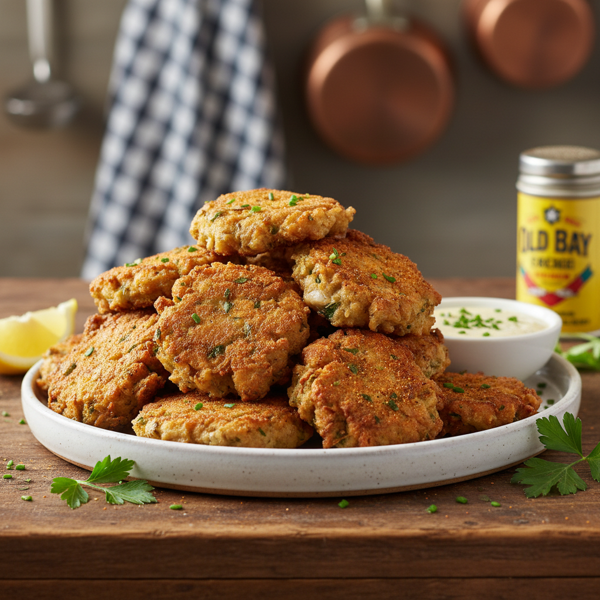 Savory Oyster Fritters with Old Bay recipe
