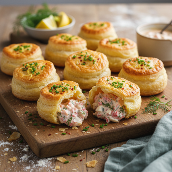 Savory Pacific Crab Puffs recipe