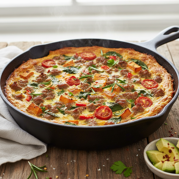 Savory Paleo Breakfast Casserole recipe