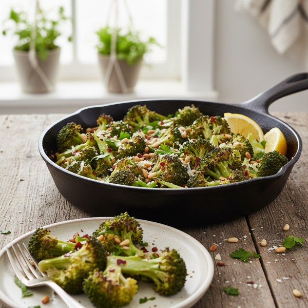 Savory Pan-Roasted Broccoli Delight recipe