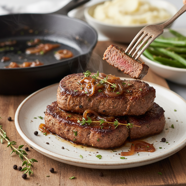 Savory Pan-Seared Cube Steak recipe