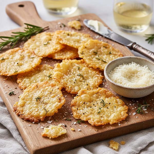Savory Parmesan Cheese Crackers recipe