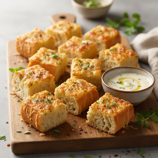 Savory Parmesan French Bread Bites recipe