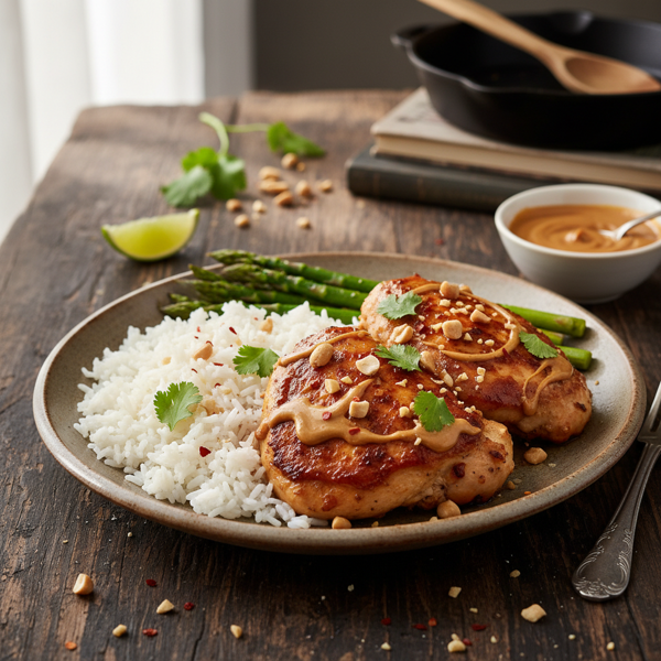 Savory Peanut Butter Chicken Delight recipe