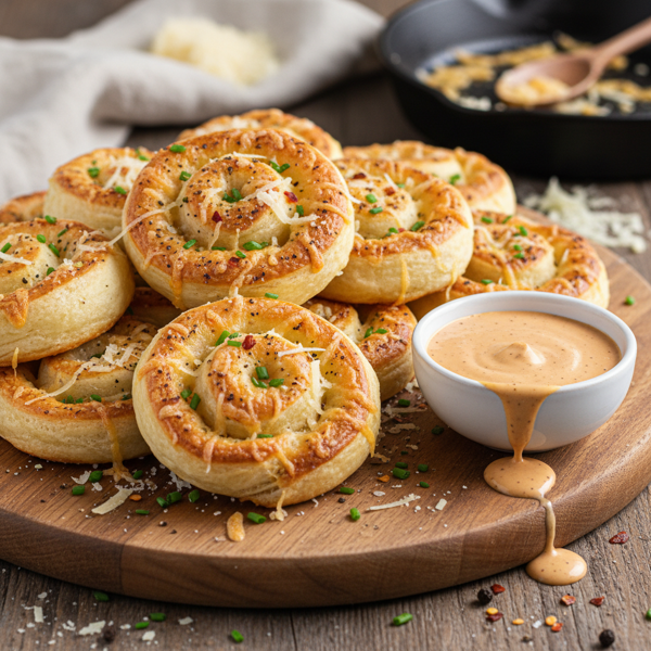 Savory Pepper Cheese Twists recipe