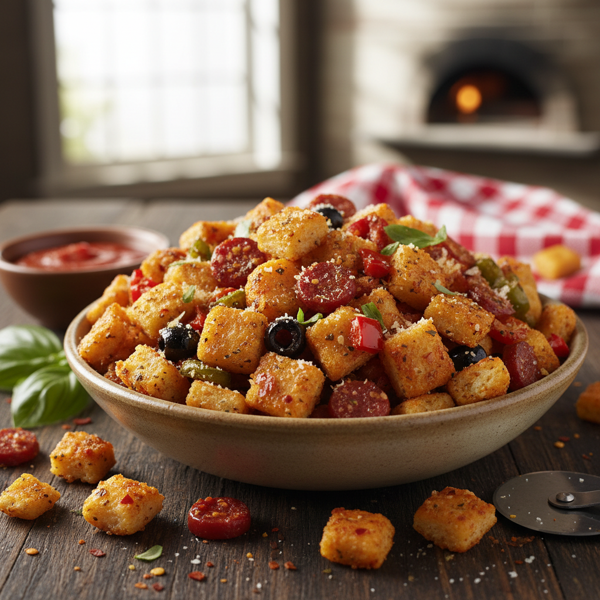 Savory Pizza Crunch Mix recipe