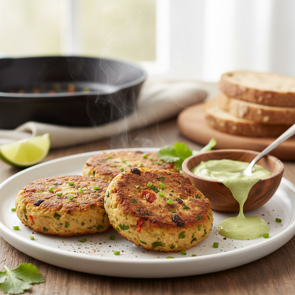 Savory Plant-Based Breakfast Patties recipe