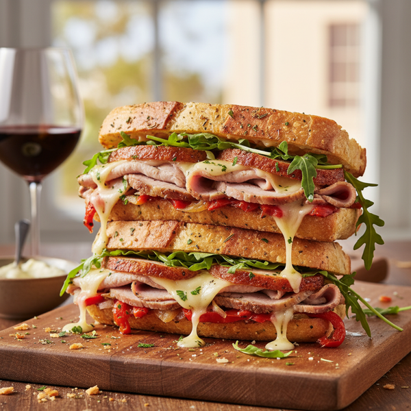 Savory Porchetta Panini Delight recipe