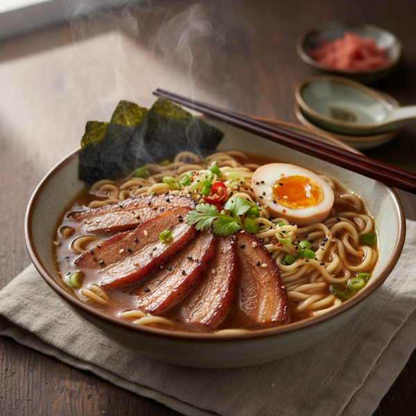 Savory Pork Belly Ramen Delight recipe